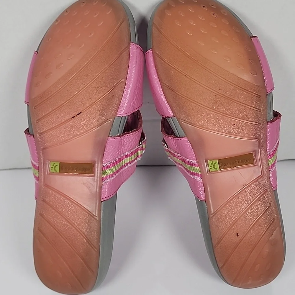 Bare Traps  Women Pink and Gray Open Toe  Sandals Size 6.5 - Picture 8 of 8
